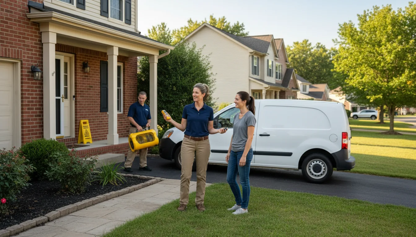 Residential water damage restoration in Clifton, ID